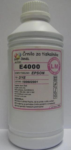 Črnilo za Epson E4000 Light magenta 1000mL, epson 4000,refill,ink,ciss