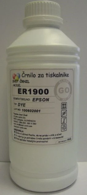 Črnilo za Epson ER1900 Gloss Optimizer 1000mL, epson, r1900, a3+, ciis