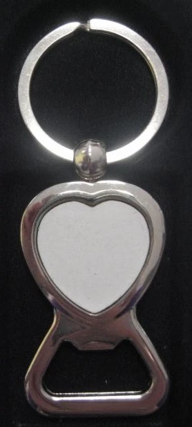 Srček obesek za ključe v obliki srca in odpiralo za steklenice, A55,subimation key chain,obeski, obesek