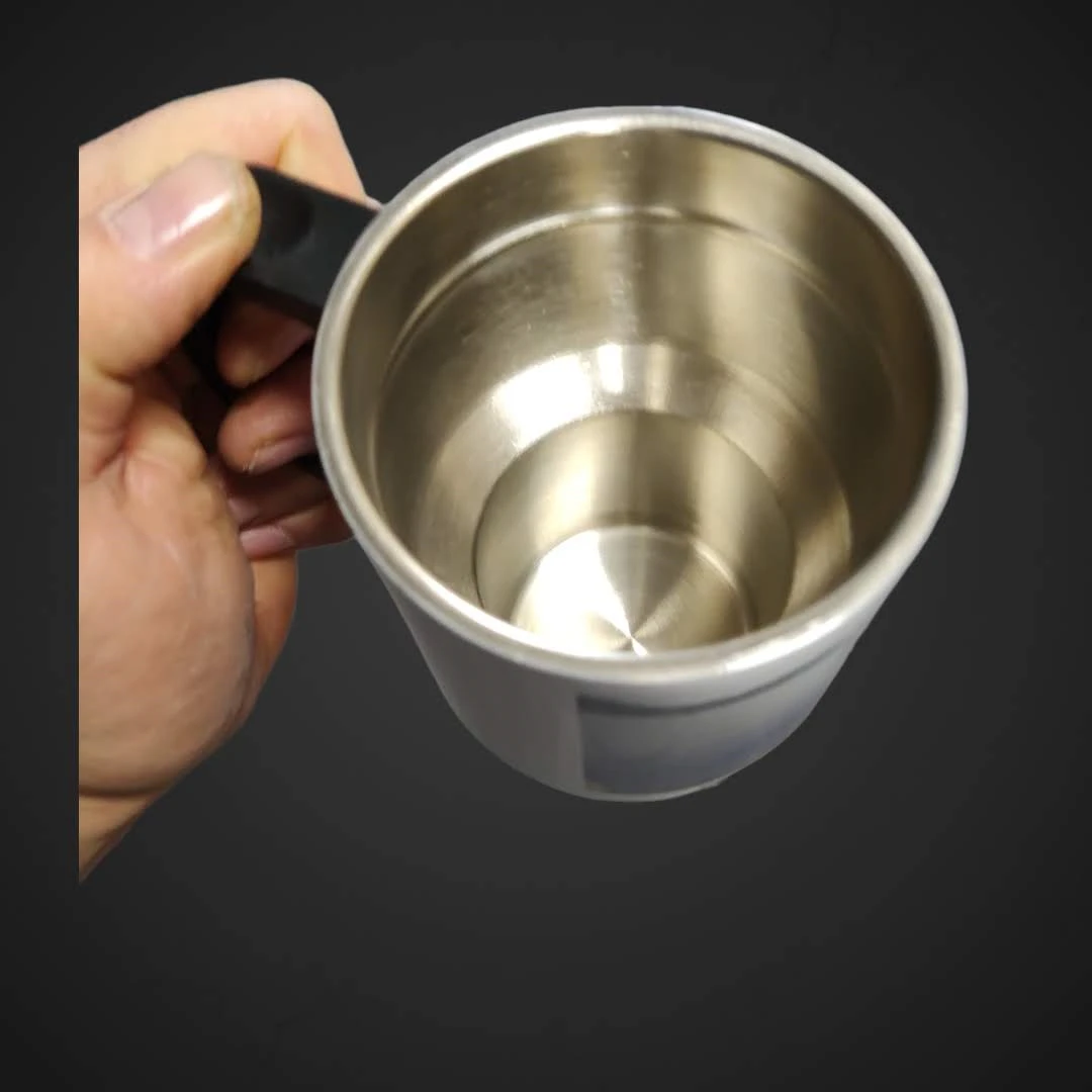 Termo skodelica za tople pijače iz nerjavečega jekla-bela , stainless steel mug,skodelica,skodelice