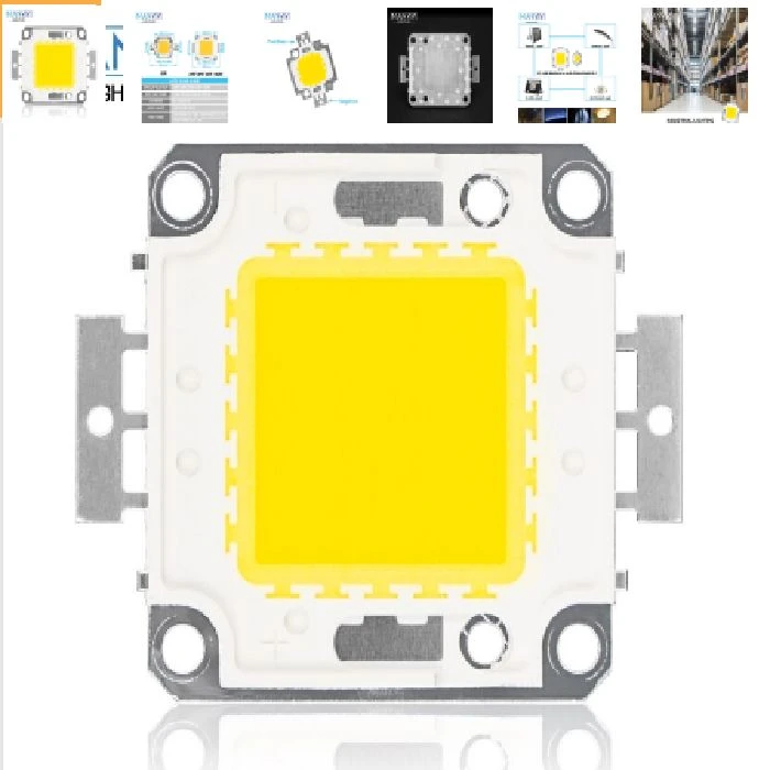 LED čip 50W cold white svetloba 30V-36V DC 5500lm,  LED čip 50W, cold white, svetloba 30V-36V DC, 5500 lm, reflektor, zamenjava LED čipov, LED reflektor, energetsko učinkovito, ohranjanje svetlobne opreme
