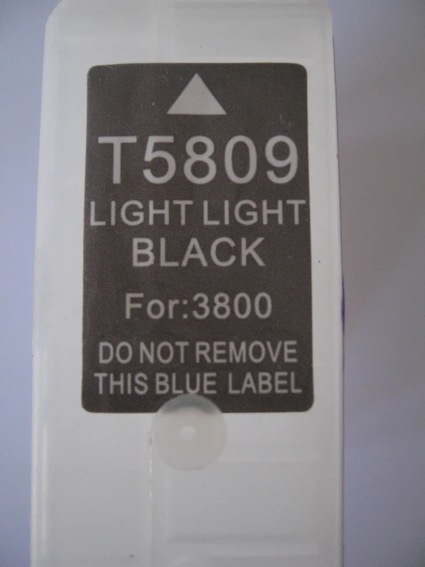 Večna kartuša za Epson 3800 Light Light Black T5809, Svetlo svetlo siva C13T580900