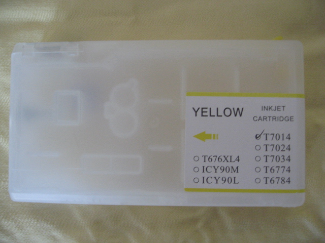 Večna prozorna kartuša Yellow 100mL za Epson WorkForce 4515DN/4525DNF/4535DWF/4545DTWF/WP-4015DN/WP-4025DW , C13T70144010,C13T70134010,C13T70124010,C13T70114010