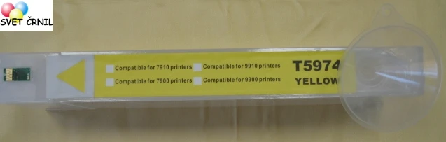 Večna prozorna kartuša Yellow T5974 za Epson Stylus PRO 7700/7900/7910/9710 300mL, 7700,7900,7910,7710