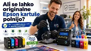 Ali se lahko originalne epson kartuše polnijo ?