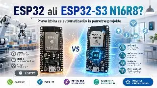 Kaj je razlika med ESP32 in ESP32 S3 N16R8